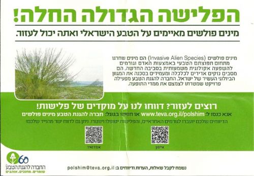 אתמול ,י"ח באדר 28 לפברואר,התקיים יום עיון מעניין בגן הבוטני בהר הצופים בנושא צמחי ישראל ברשת